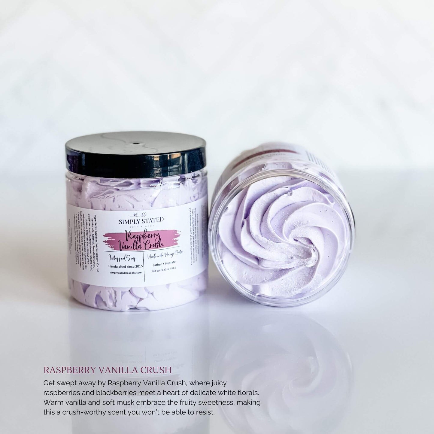 Sweet Temptations Whipped Soap - Cleansing Treat for Skin: Strawberry Bubbly