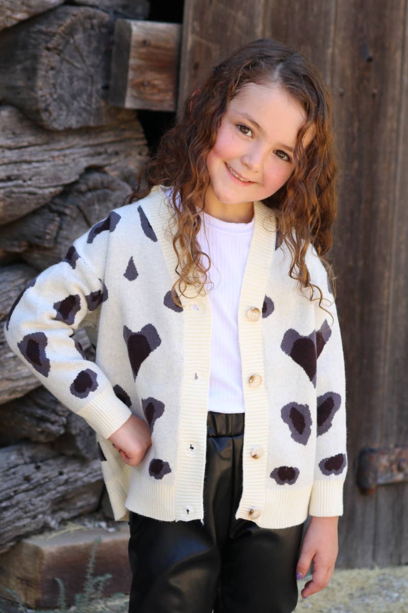 🔶ANIMAL SPOTTED PRINTED CARDIGAN. TPG651722010-A-A: L