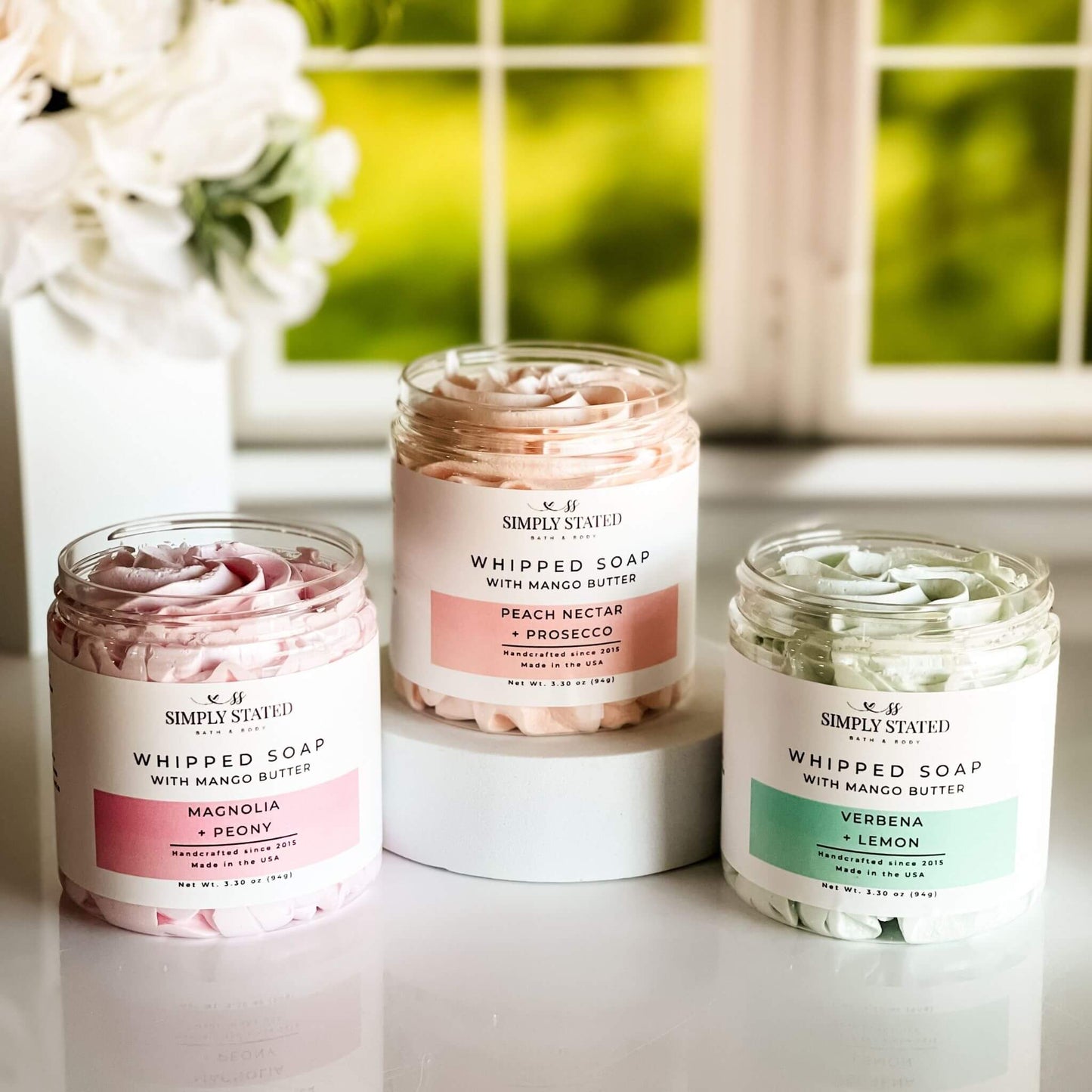 Spring Whipped Soap – Luxe Fluffy & Hydrating Cleanser: Magnolia + Peony