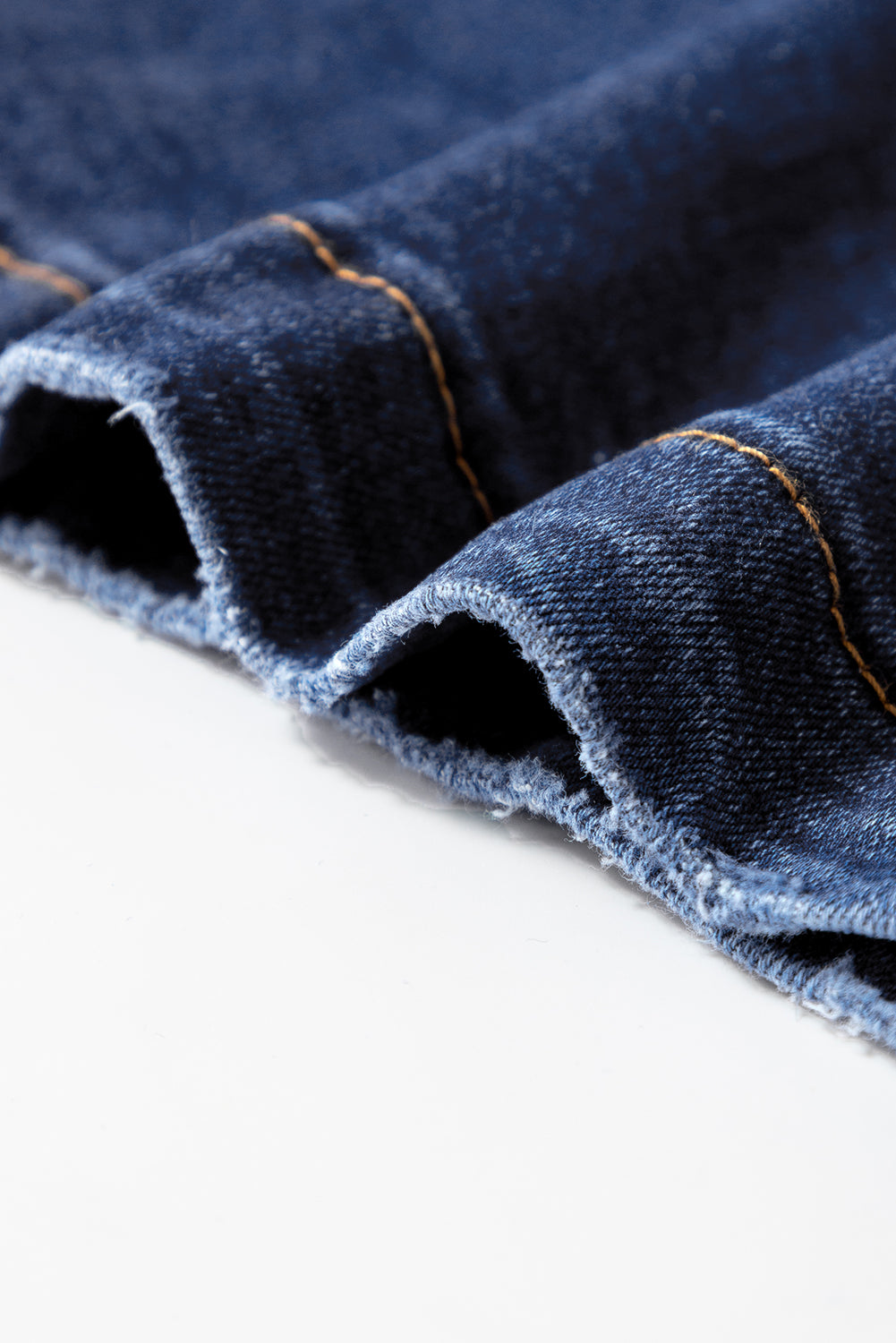 Bluing Mimimalist Patch Pocket High Waist Shift Jeans