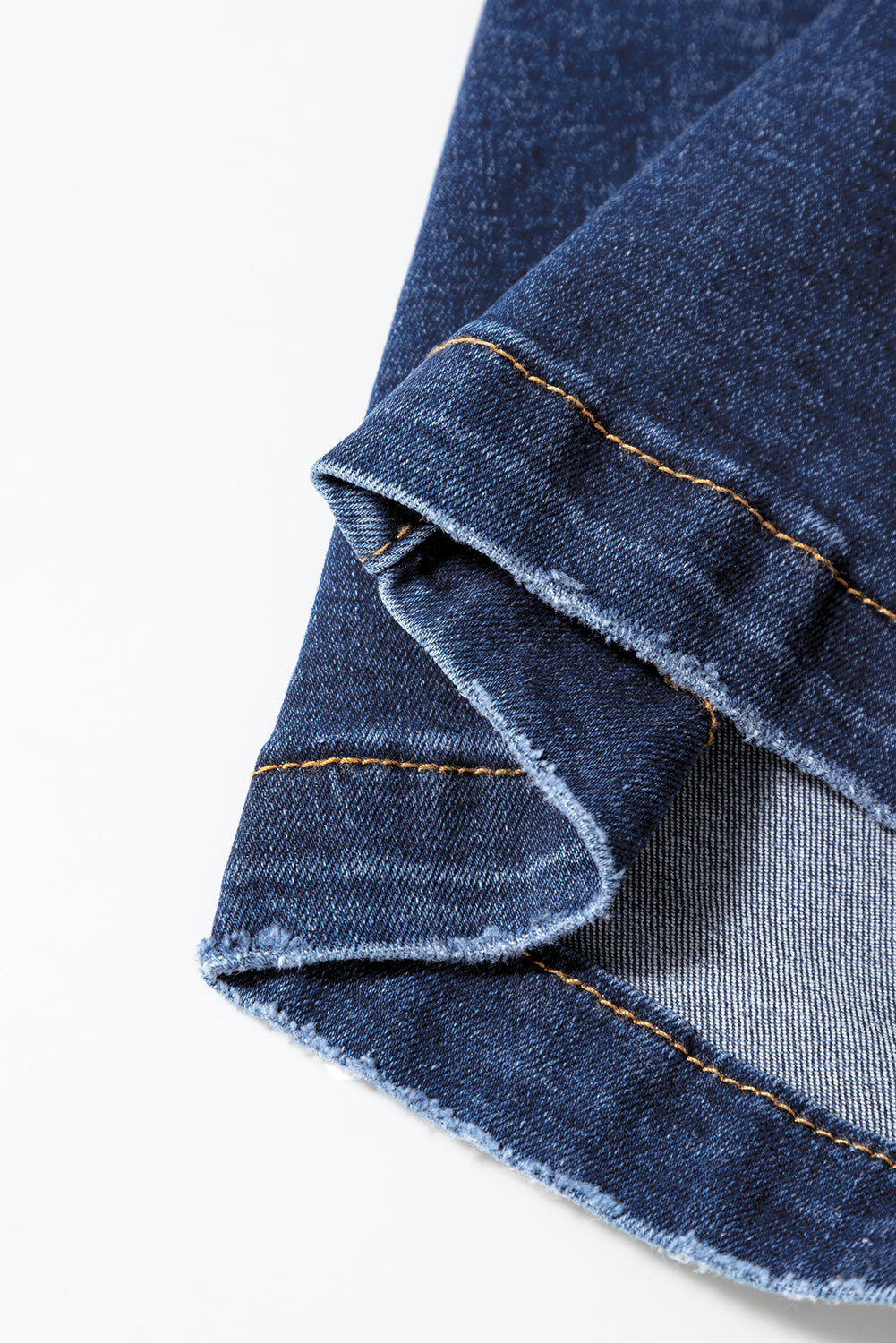 Bluing Mimimalist Patch Pocket High Waist Shift Jeans