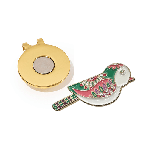 Birdie Women's Golf Ball Marker: Multi-Color