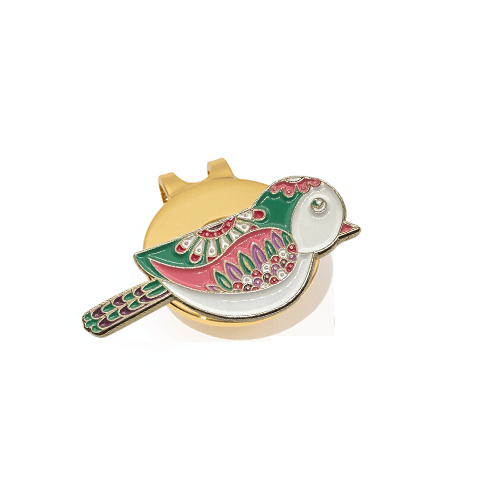 Birdie Women's Golf Ball Marker: Multi-Color