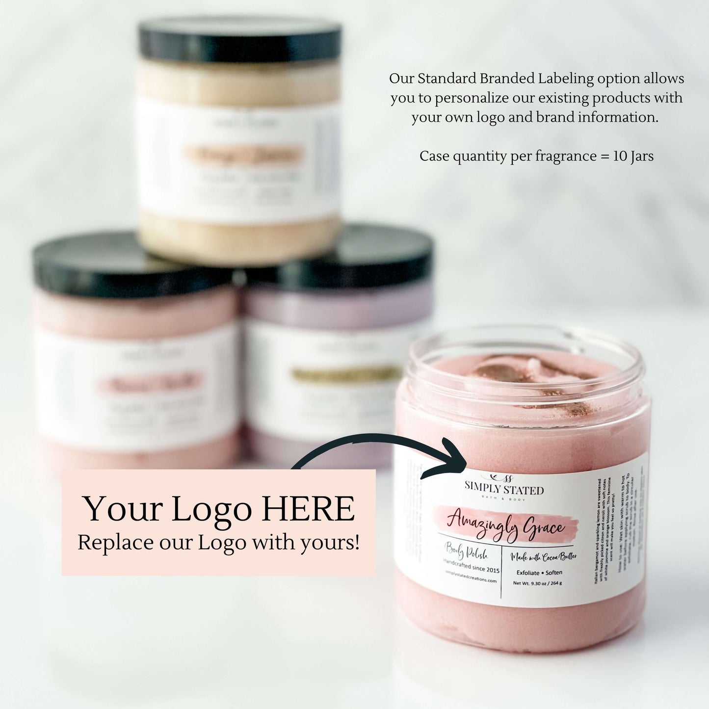 Signature Line Body Polish – Classic Label: Mango + Coconut Milk