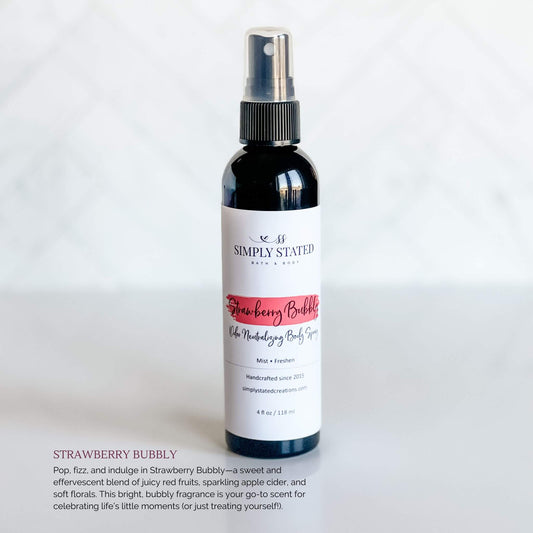 Sweet Temptations Body Spray - Refreshing Mist: Strawberry Bubbly