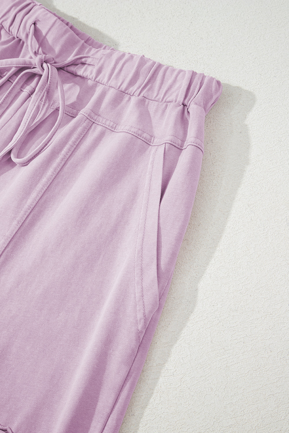 Black Mineral Wash Exposed Seam Wide Leg Cargo Pants