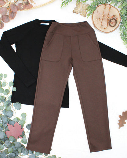 09.09 EN ROUTE Luxe Ankle Bottoms- Brown: Small