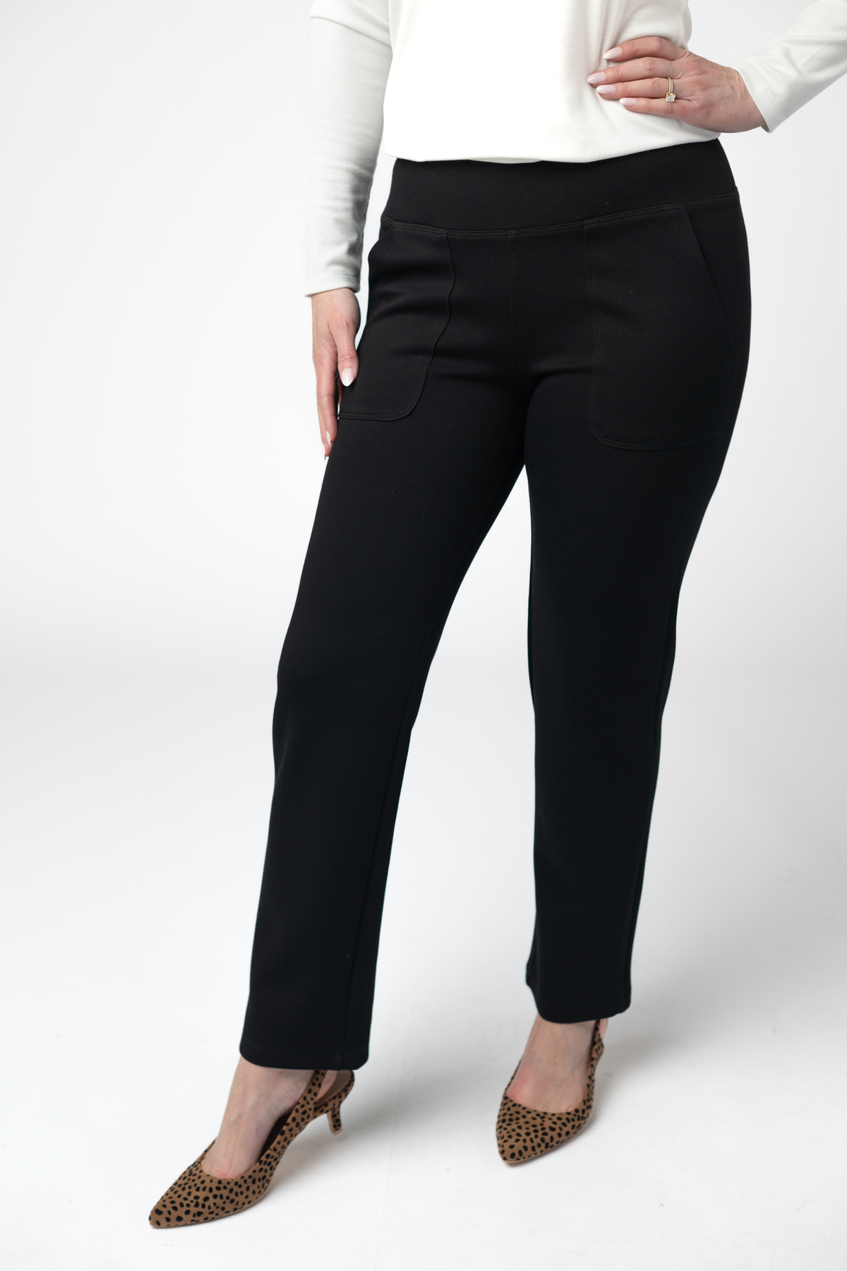 IN STOCK Luxe Ankle Bottoms- Black: XS