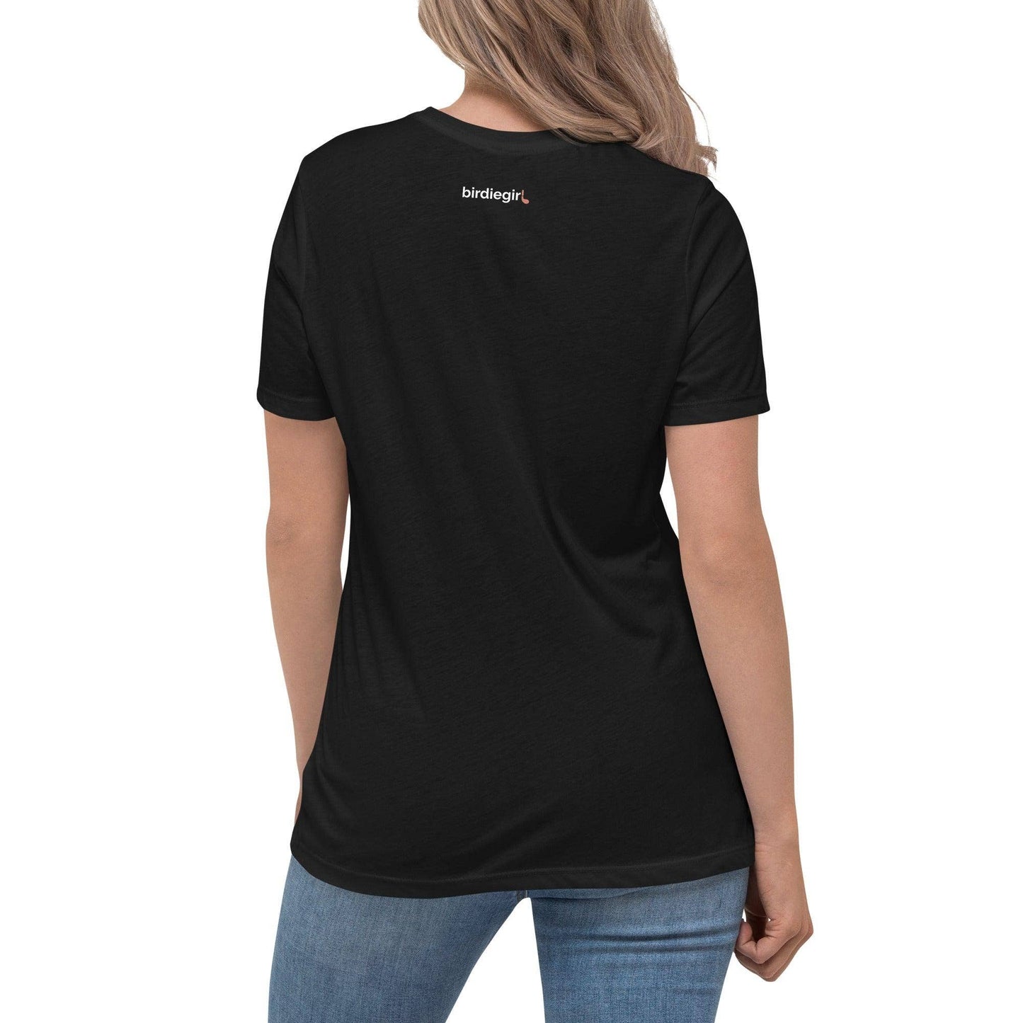 Birdie Women's Relaxed T-Shirt: Black / M