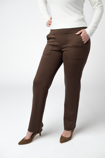 09.09 EN ROUTE Luxe Ankle Bottoms- Brown: Small