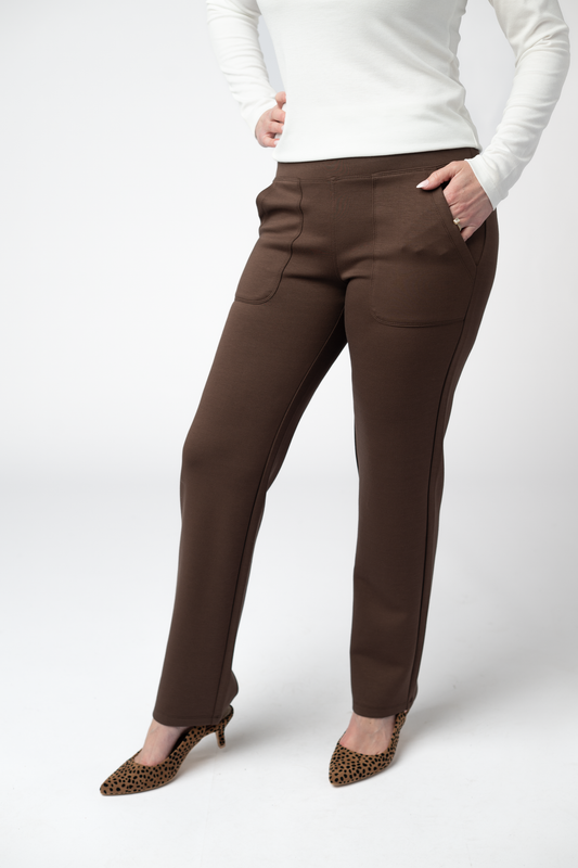 09.09 EN ROUTE Luxe Ankle Bottoms- Brown: Small
