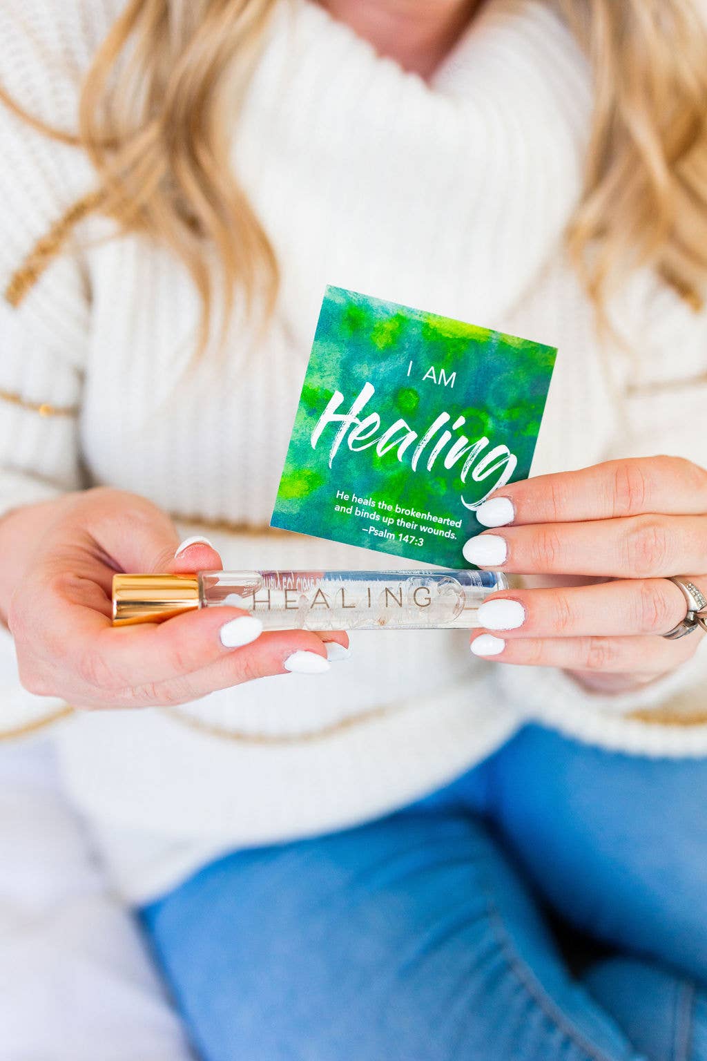 HEALING – Clear Quartz Roller | Soothing Aromatherapy