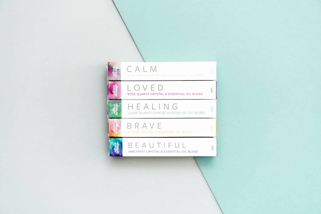 LOVED – Rose Quartz Crystal Roller