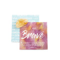 Affirmation Gems with Scripture Cards & Crystal Pocket Stone: Brave