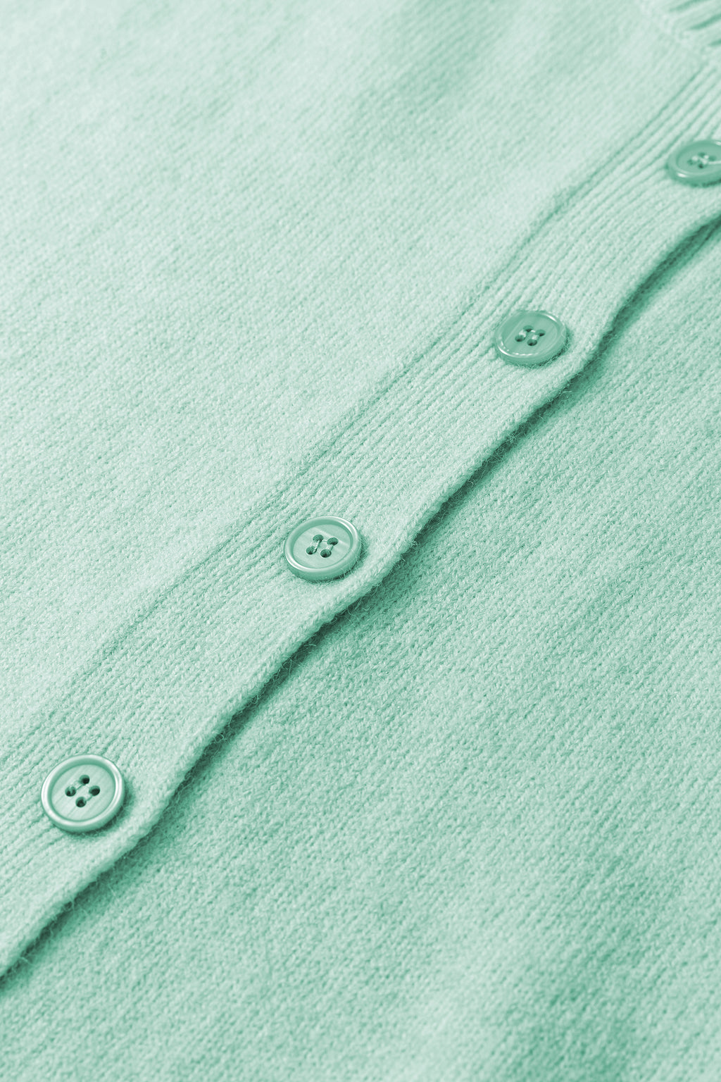 Lavendula 3/4 Sleeve Boxy Knit Button Down Sweater Cardigan