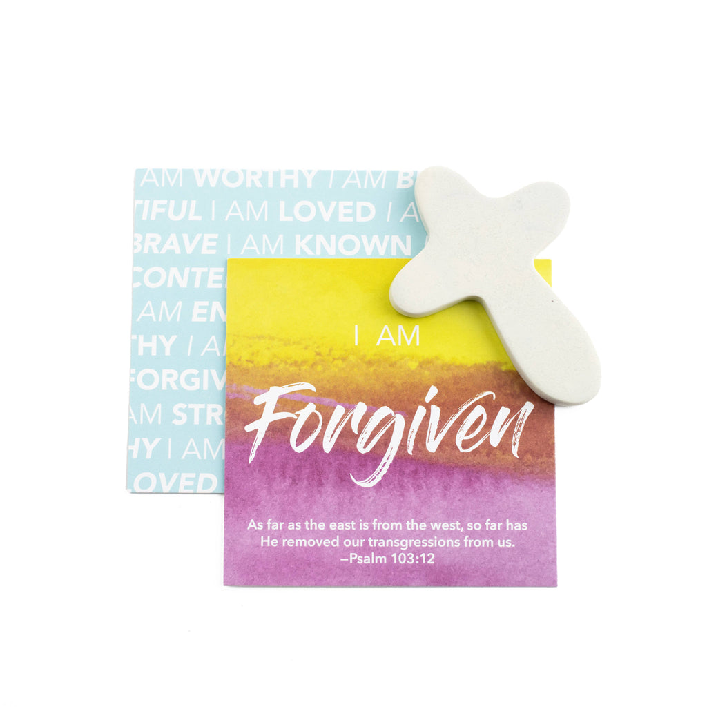Affirmation Gems with Scripture Cards & Crystal Pocket Stone: Brave