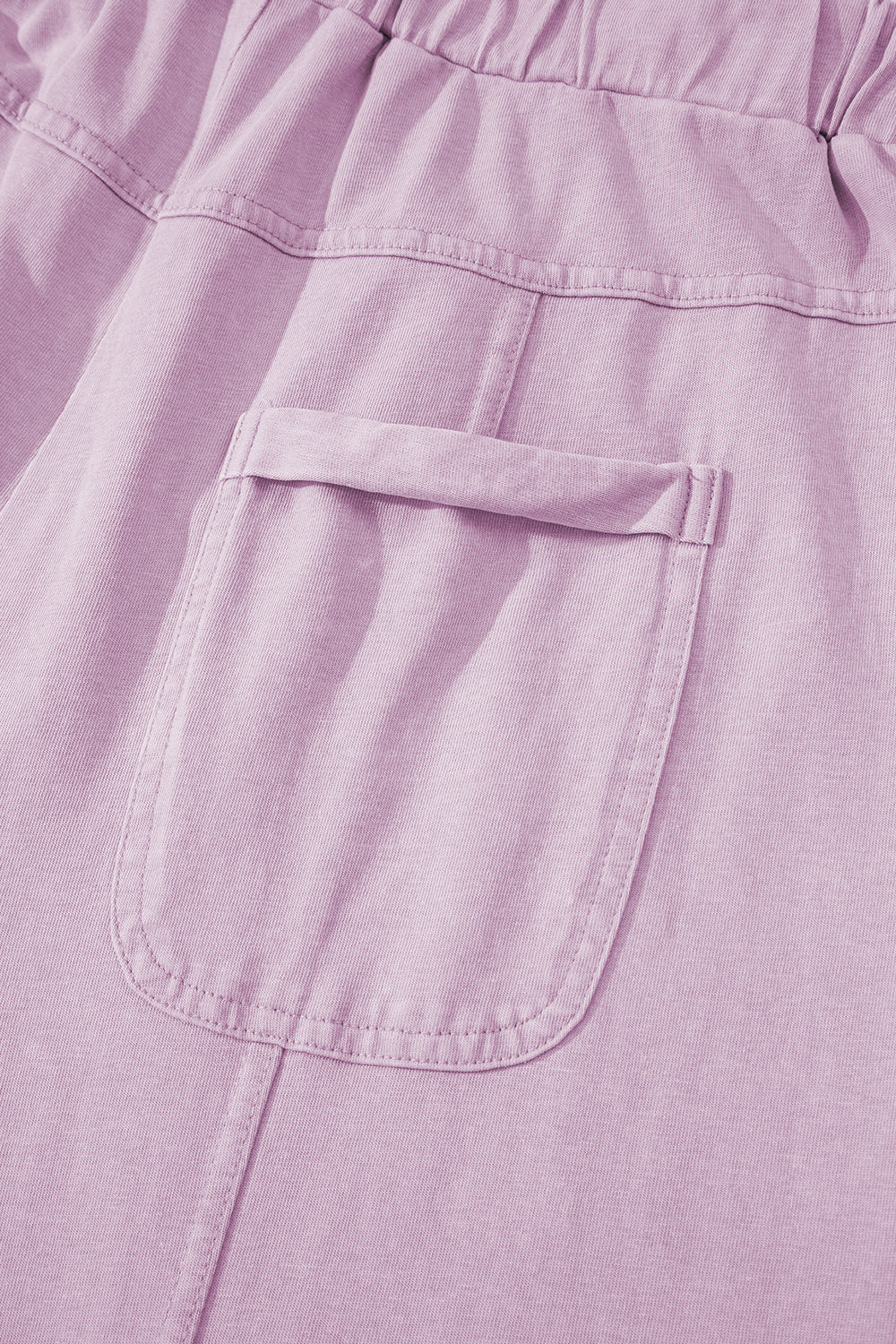 Black Mineral Wash Exposed Seam Wide Leg Cargo Pants