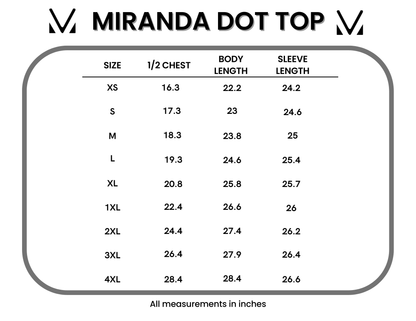 09.09 EN ROUTE Miranda Dot Top - Brown: Small