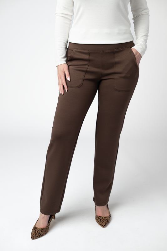 09.09 EN ROUTE Luxe Ankle Bottoms- Brown: Small