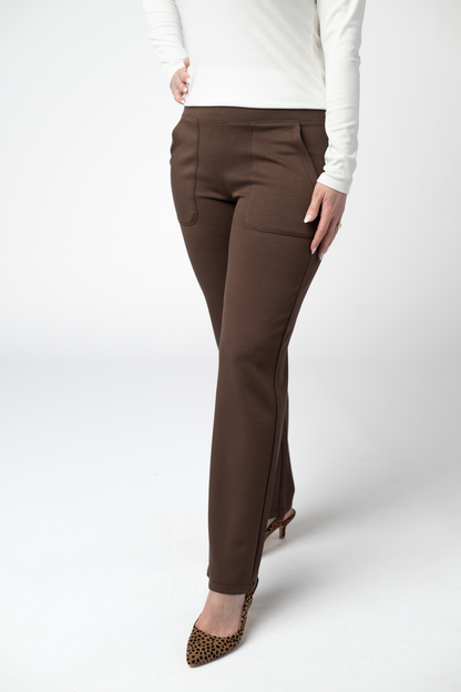 09.09 EN ROUTE Luxe Ankle Bottoms- Brown: Small