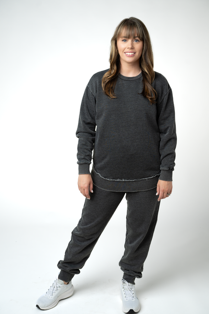 IN STOCK Vintage Wash Joggers - Black: Small
