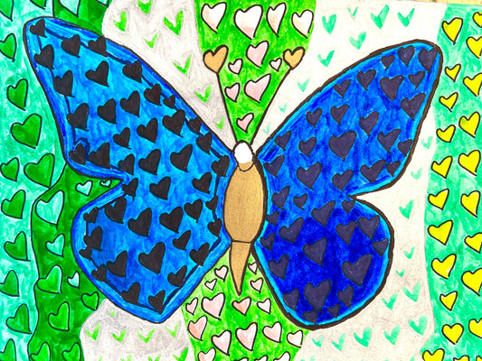 M.A.designs butterflies- “Flappy” Note Cards