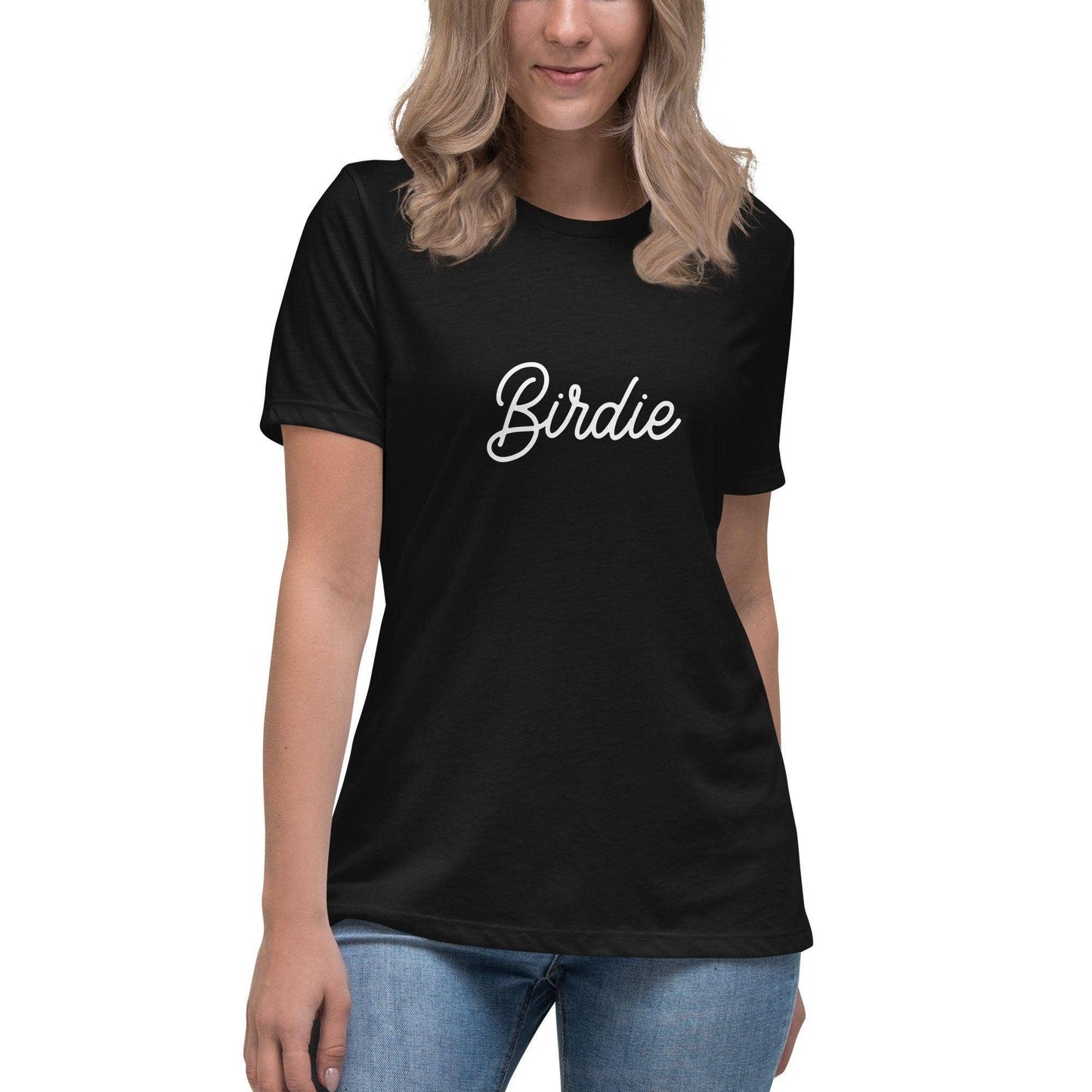 Birdie Women's Relaxed T-Shirt: Black / M