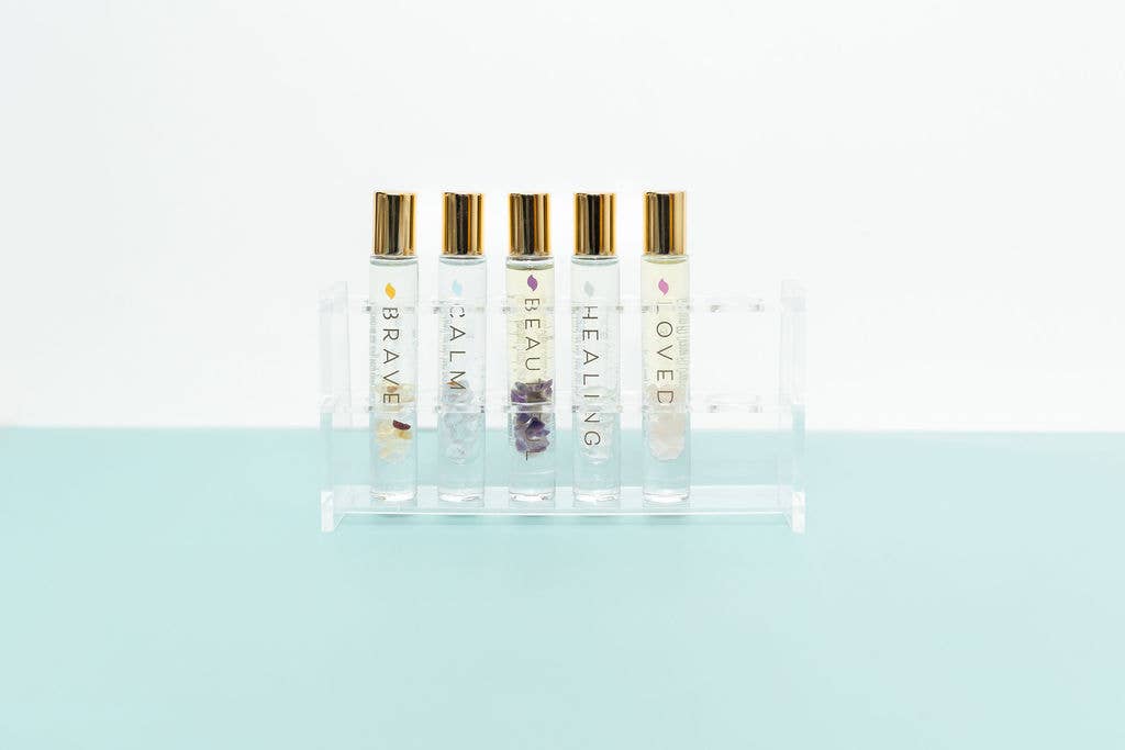 LOVED – Rose Quartz Crystal Roller