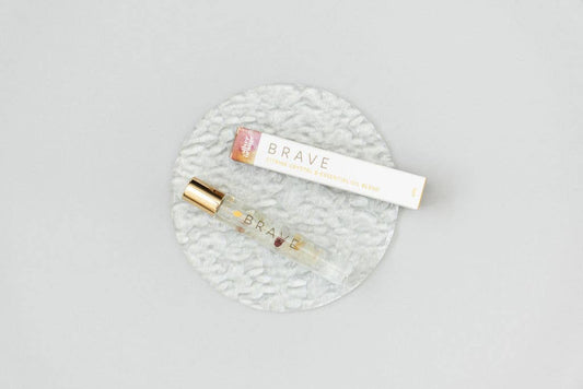 Crystal Roller Bottles, BRAVE blend, natural perfume