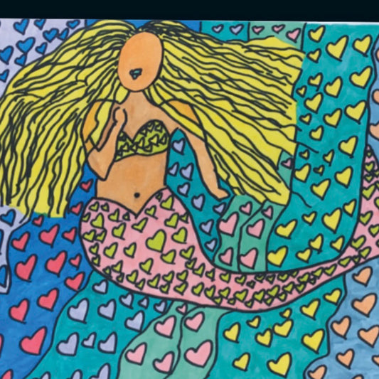 M.A.Designs Maddies Mermaid 10 Pack Note Cards