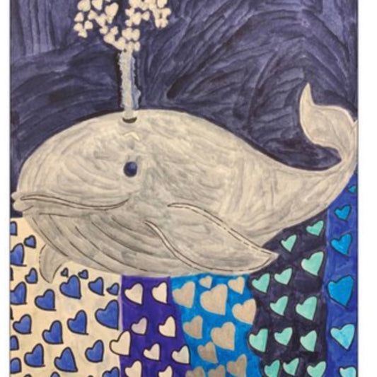 M.A.Designs Willy whale 10 pack Note Cards
